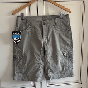 Kuhl Splash 11” Cargo Outdoor Shorts Slate Gray Hiking Women’s Size 8 New
